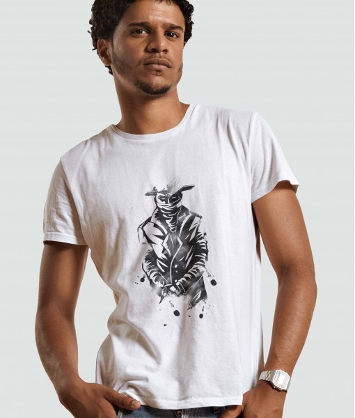 Мъжка тениска с щампа Арт Silhouette of a gangster